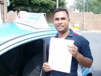 Franco Thank You You are very professional patient and made me believe in myself Thank you very much I passed my test in just one month I would recommend Franco for people who need to pass first time